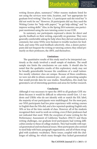 Academic Writing For Graduate-Level English As A Second Language ...