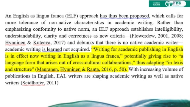 academic writing in english