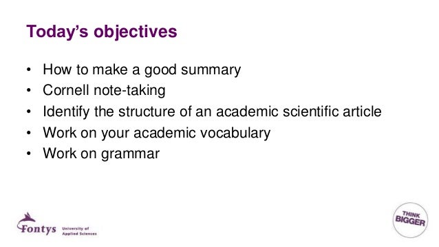 English vocabulary for academic writing