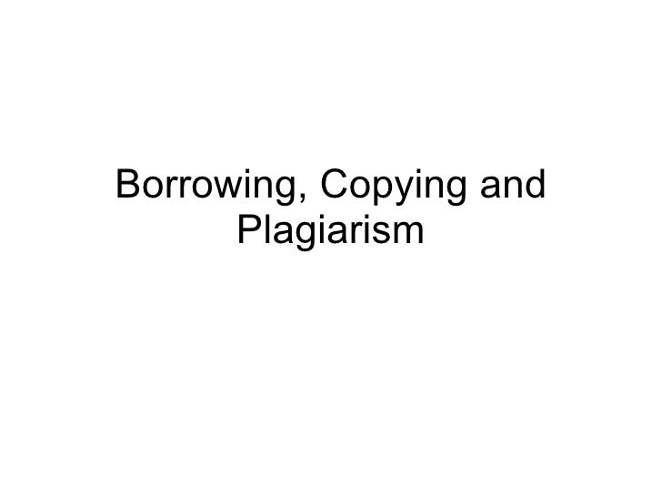 Academic writing plagiarism