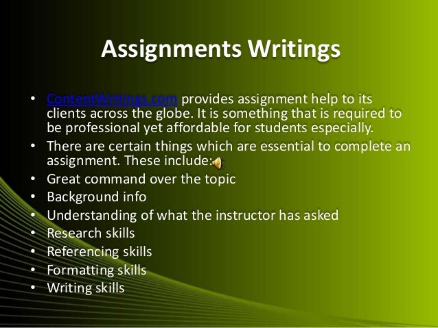 Academic writing service