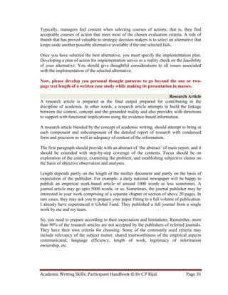 Academic writing skills | PDF