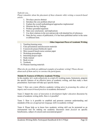 Academic writing skills | PDF