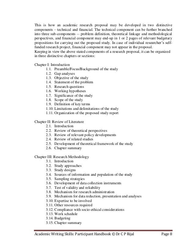 Academic writing skills