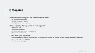 e) Mapping
DR KJ REILLY 31
 