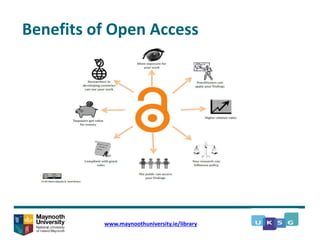 Benefits of Open Access
www.maynoothuniversity.ie/library
 