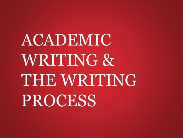 Academic writing process