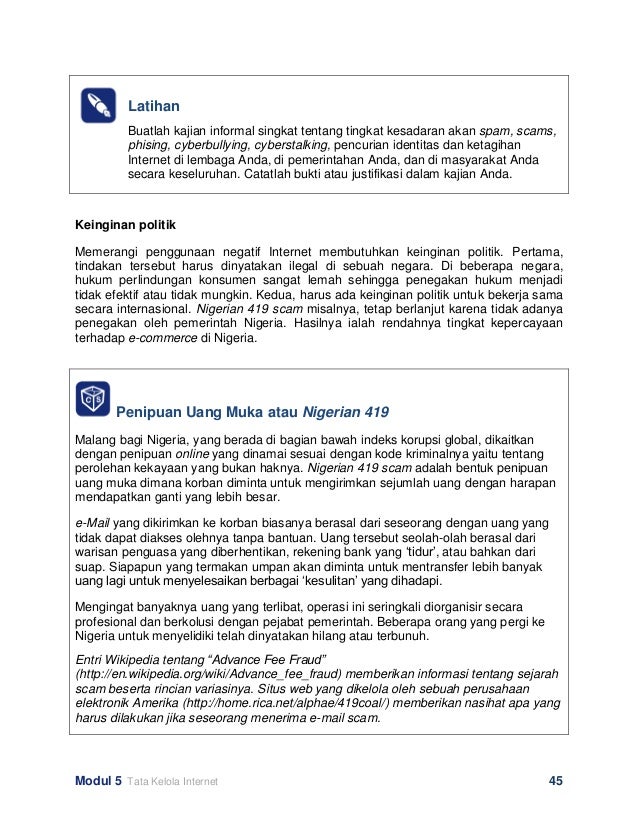 Modul Tata Kelola Internet Unapcict