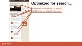 @crestodina
Optimized for search…
 