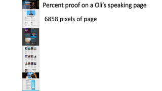 6858 pixels of page
Percent proof on a Oli’s speaking page
 