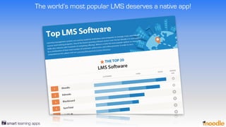 The world’s most popular LMS deserves a native app! 
 