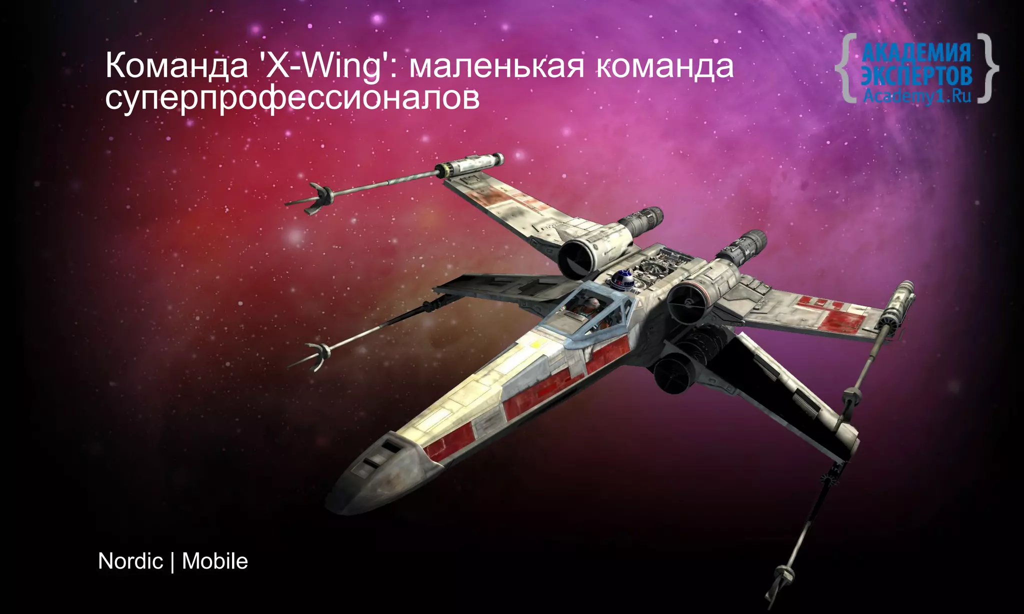 Команда 'X-Wing': маленькая команда
суперпрофессионалов




Nordic | Mobile
 