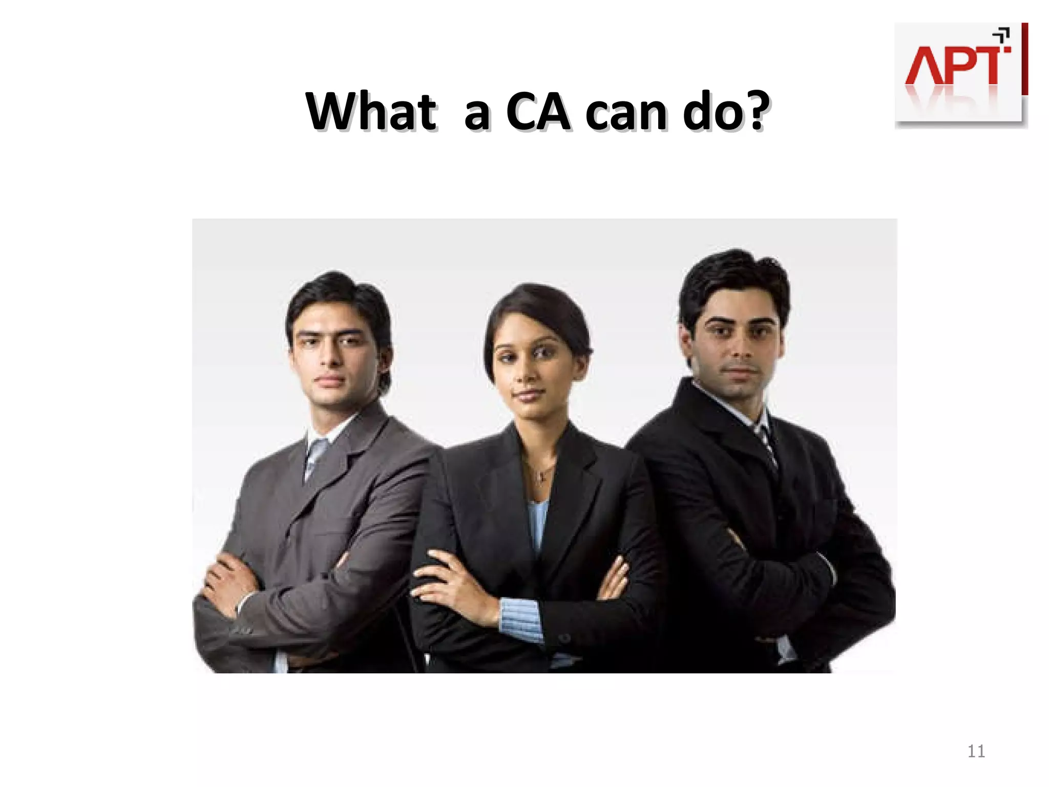 CA as  Entrepreneur  