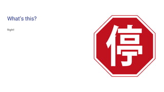 What’s this?
Right!
 