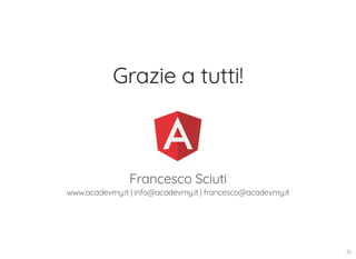 Grazie a tutti!
Francesco Sciuti
www.acadevmy.it | info@acadevmy.it | francesco@acadevmy.it
30
 