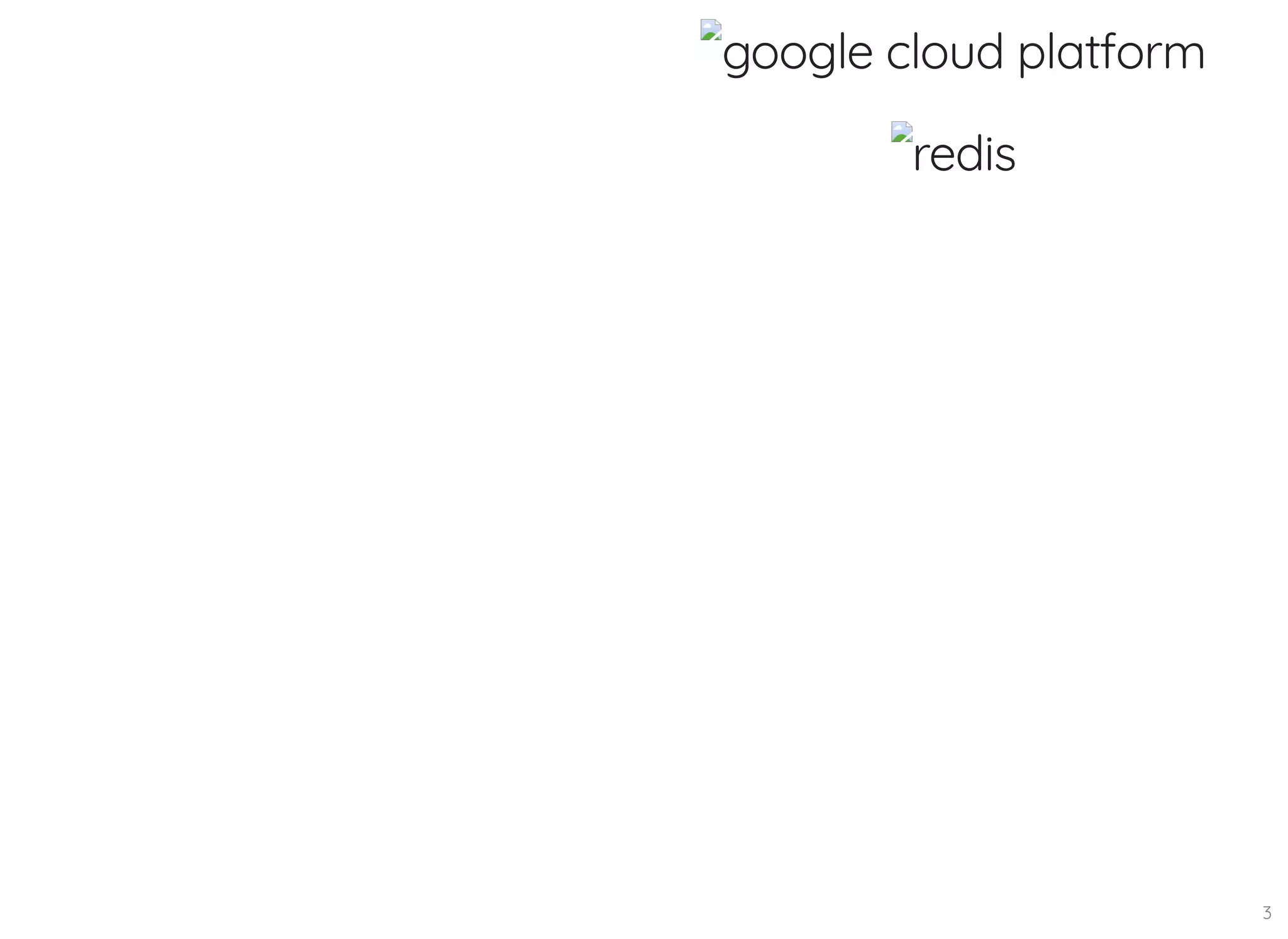 google cloud platform redis 3 