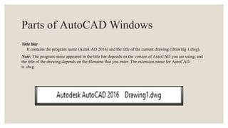 AUTOCAD working environment & func .pptx