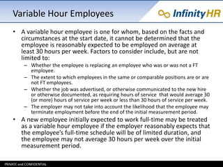 ACA: Employer Reporting Requirements | PPTX