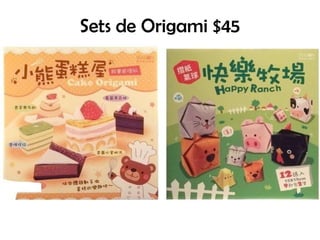 Sets de Origami $45 