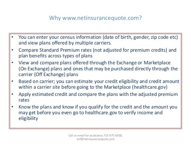 Aca health insurance plans estimate & enroll