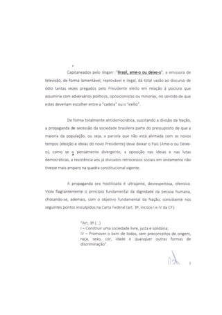 Ação do PT contra propaganda do SBT