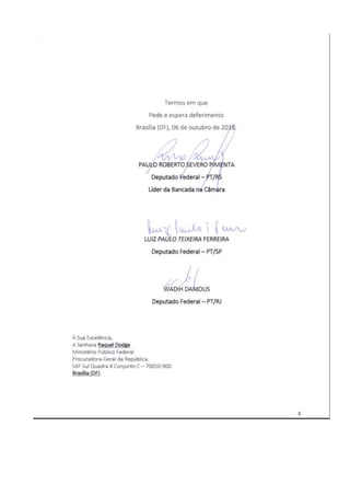 Ação do PT contra propaganda do SBT