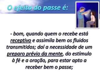 Açao dos espíritos sobre os fluidos