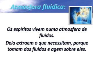 Açao dos espíritos sobre os fluidos
