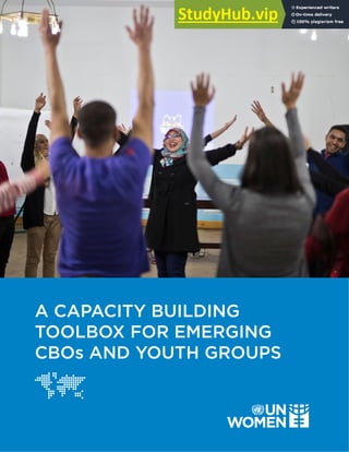 A CAPACITY BUILDING
TOOLBOX FOR EMERGING
CBOs AND YOUTH GROUPS
 