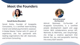 Acappella Consultants - Team Building Organizers in India | PDF