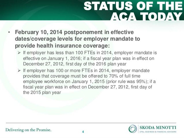 Affordable Care Act: Preparing for the 2015 Tax Provisions Affordable Care Act: Preparing for the 2015 Tax Provisions