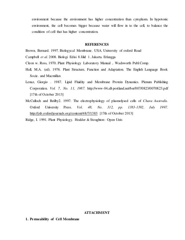 Contoh Laporan Difusi Dan Osmosis - Img Your