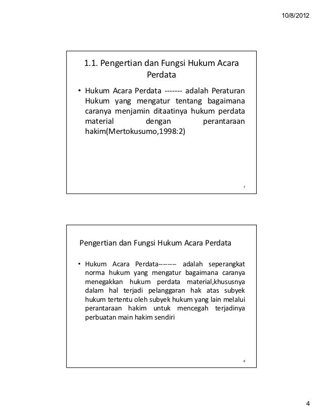 Hukum Acara Perdata