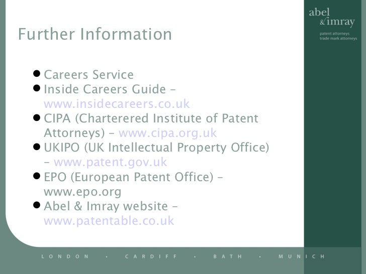 a career as a patent attorney cover letter for patent agent