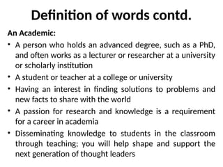 A CAREER IN ACADEMICS (Deeper Life Hih School, Akpabuyo).pptx