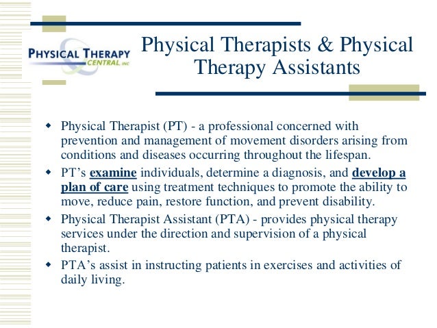 a career in physical therapy physical therapy assistant career
