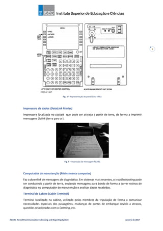 Sistema ACARS - Aircraft Communication adressing and reporting system | PDF