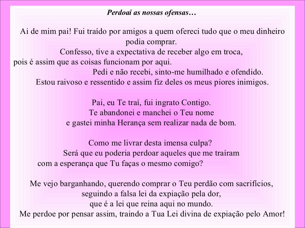 A carta do filho pródigo á seu pai A carta do filho pródigo á seu pai