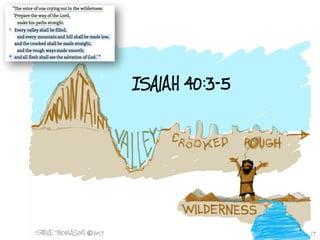 John the Baptist preaches in Luke 3 and Matthew 3