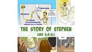A Cartoonist's Guide to Stephen in Acts 6:8-8:1 | PPTX