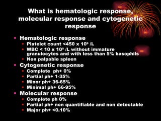 A case of Chronic Myeloid Leukemia | PPT