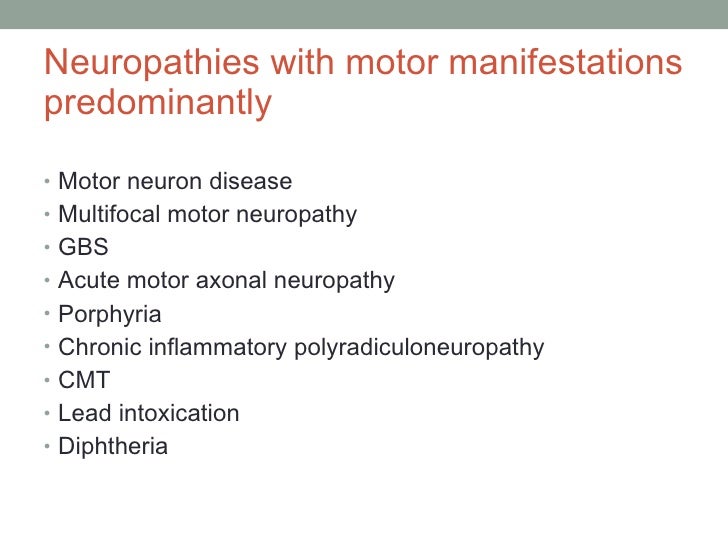 A Case of Peripheral Neuropathy