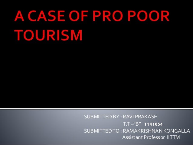 pro poor tourism case study