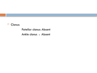 Left Clonus A case presentation on cerebrovascular accident.pptx