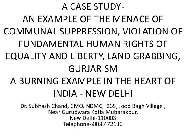 case study on violation of fundamental rights