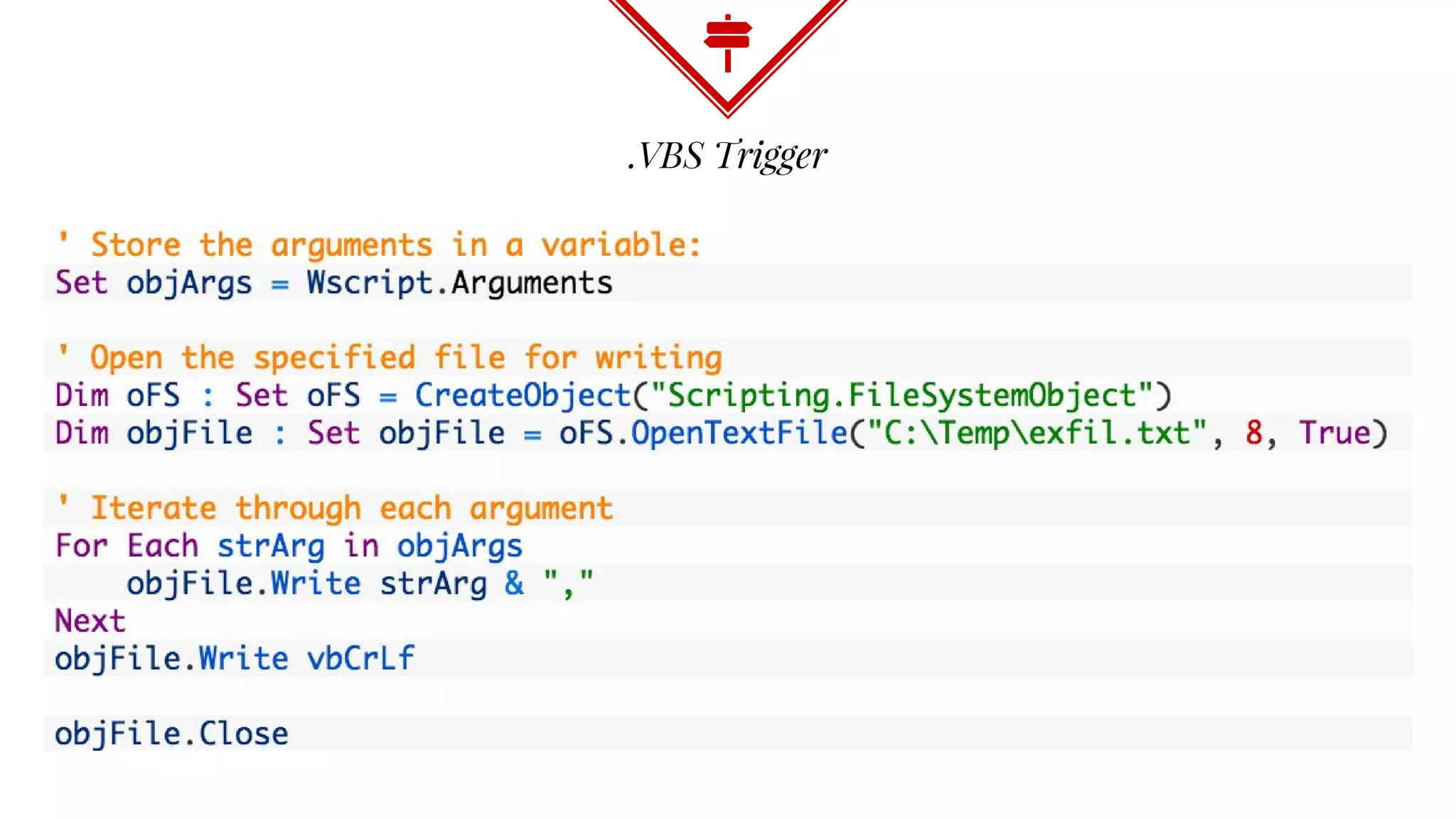 .VBS Trigger
 