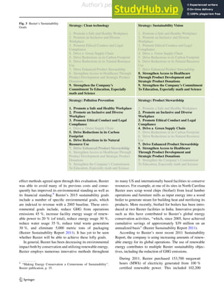 A Case Study In Sustainability | PDF