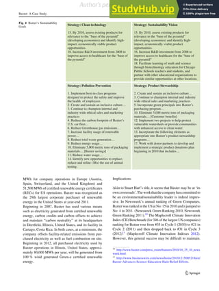 A Case Study In Sustainability | PDF