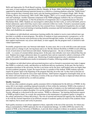A Case Study In The Development Of Work Based Learning | PDF