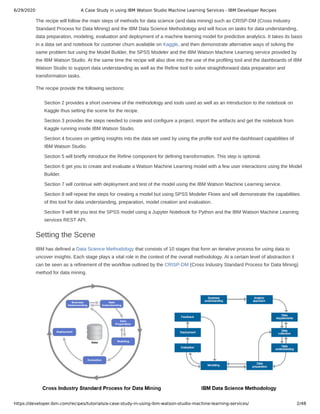 A case study in using ibm watson studio machine learning services ibm ...